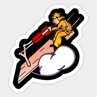 305th Bombardment Squadron wo Txt Sticker